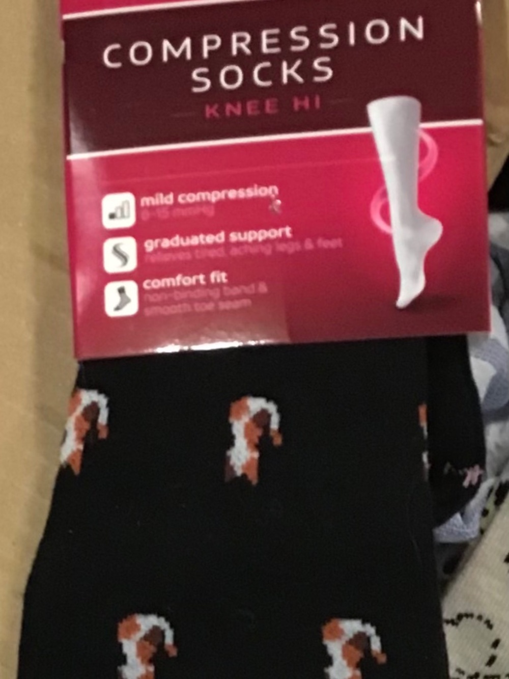 Dr. Motion cat compression socks New Womens size 9-11